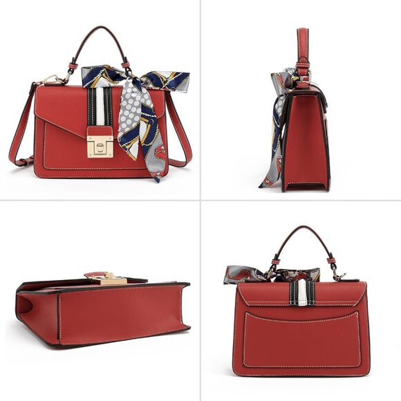 Large Top Handle Satchel Handbag for Women - Picture 6 of 7